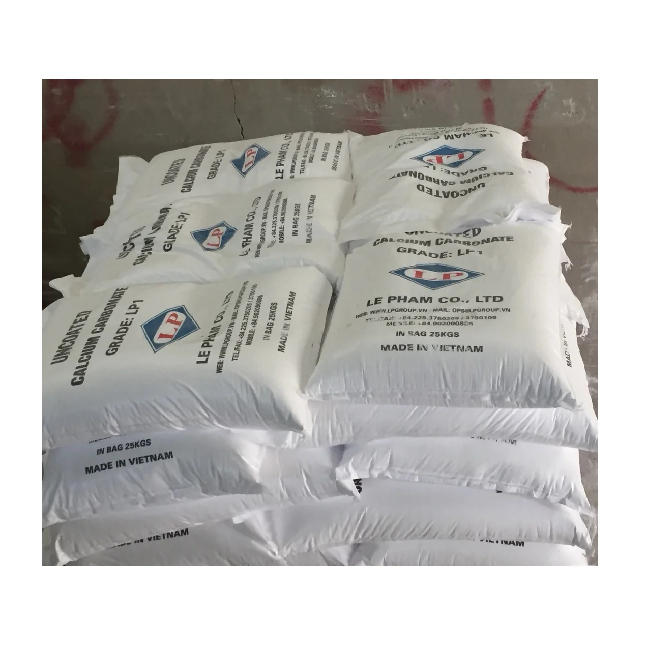 Vietnam factory 99% Purity Micronized Limestone CaCo3 Powder precipitated Calcium Carbonate price