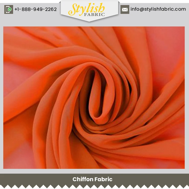Huge Demand on Best Selling Optimum Quality 100% Polyester Chiffon Fabric for Wholesale