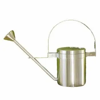 Новая классическая садовая кастрюля для полива цветов из нержавеющей стали декоративная дома и сада уличная