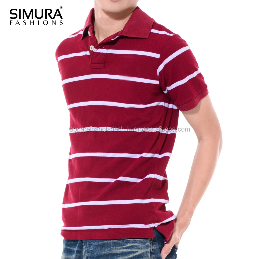 
Cotton Fastness Original Polo Manufacturer Contrast Color Men T Shirts 