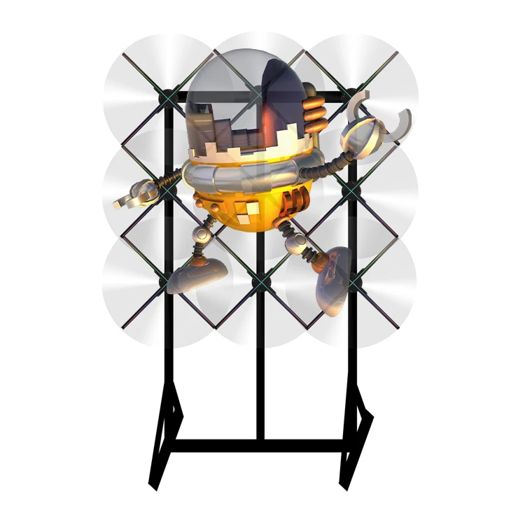 Best selling 720*720p 24v 3d hologram fan holographic fan with floor stand bracket naked eyes 3d led fan for advertisement