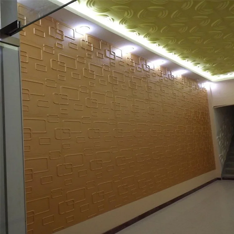 Термоформовочные пластиковые бесшовные 3d обои ПВХ стеновые панели для спальни