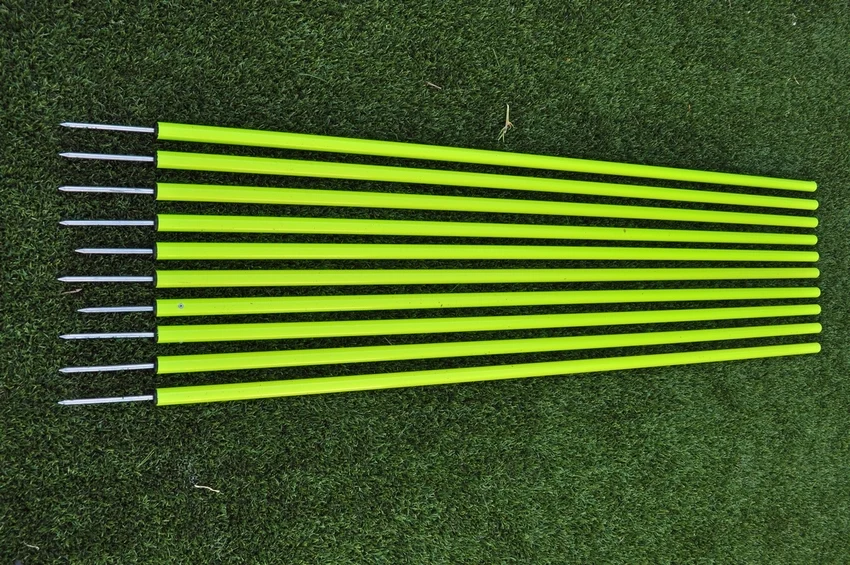 Premium Quality Customized Athletic Sports Equipment  / Agility Training Slalom Pole ( 180 x 33 )