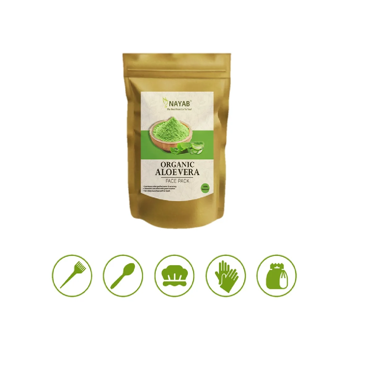 Оптовая продажа OEM/ODM Фирменная торговая марка 7 дней антиоксидант Антивозрастной для лица с алоэ вера Nayab органический красота Органический Уход за кожей