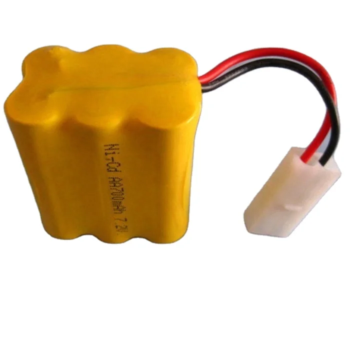nicd aa 400mah 7.2v rechargeable battery pack for solar lights