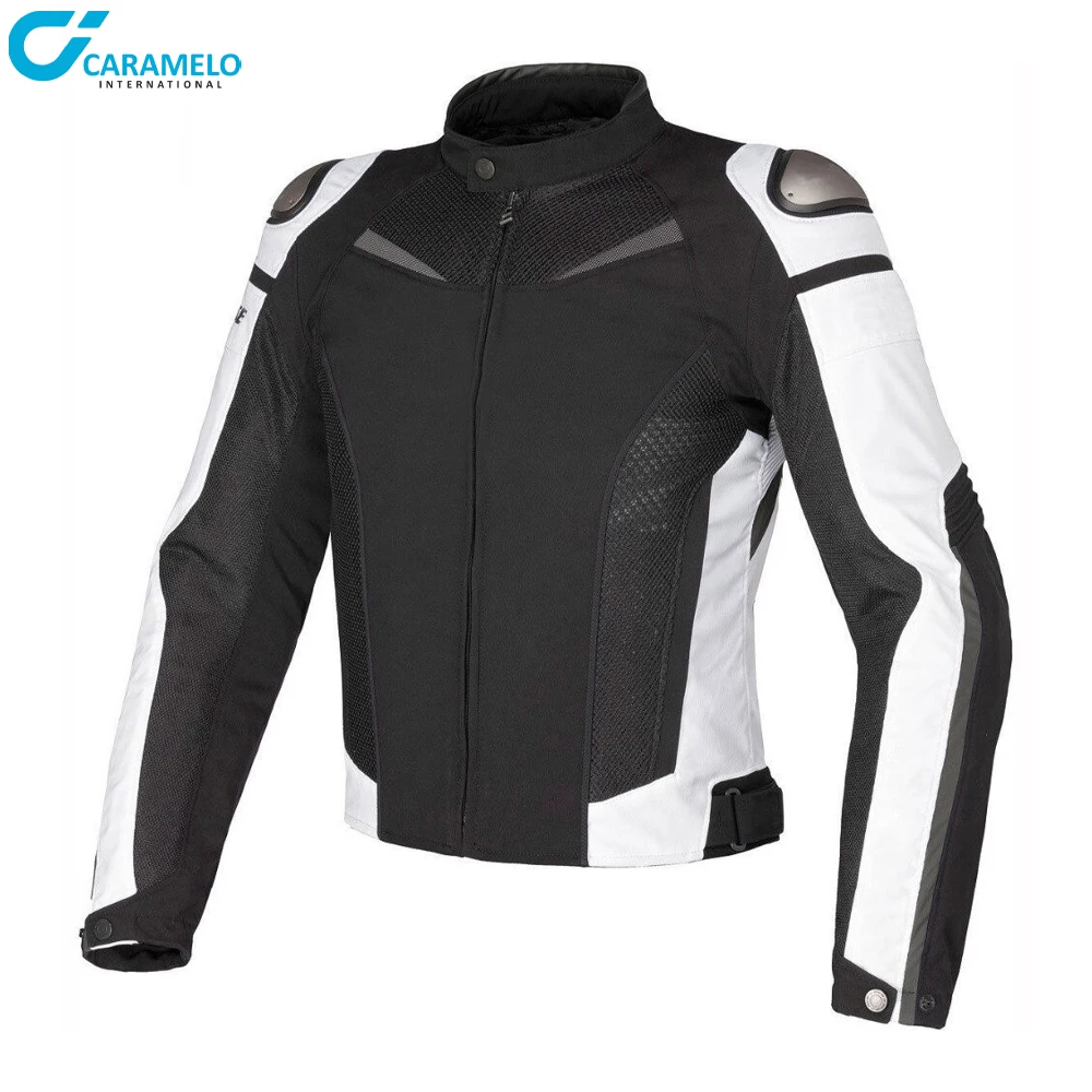 Hot Selling Dain Super Speed Text Textile Jacket Motocross Motorbike Street Moto Blue White Jackets With Protector