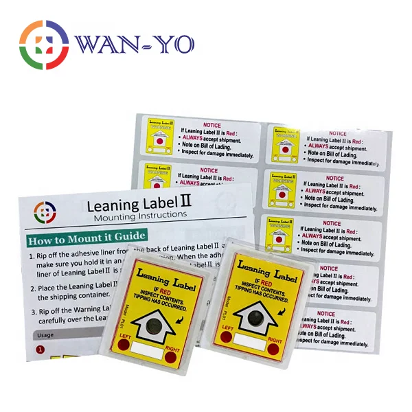 Tilt Shipping Indicator Stickers - Watch Your Goods