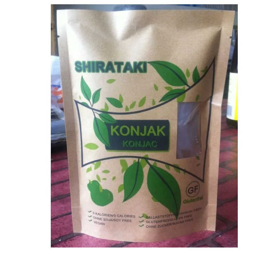 Низкокалорийный сахар, без нуля, карб, предварительно приготовленная Коньячная лапша, лапша Shirataki