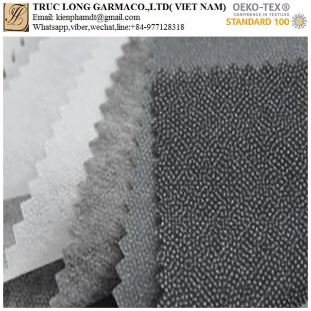 Superior quality PA microdot fusing adhesive garment interlining supplier
