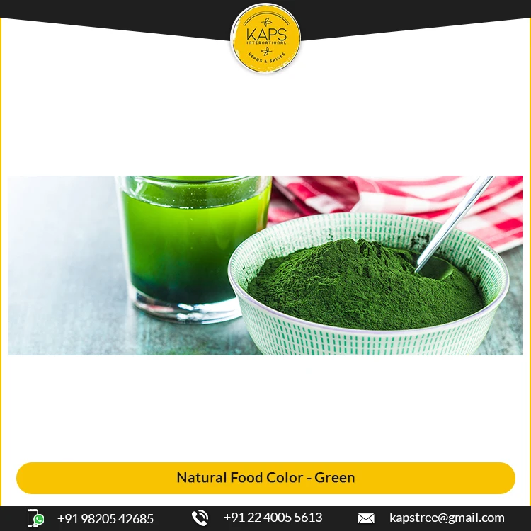  Медный хлорофилл натуральный зеленый цвет водорастворимый порошок