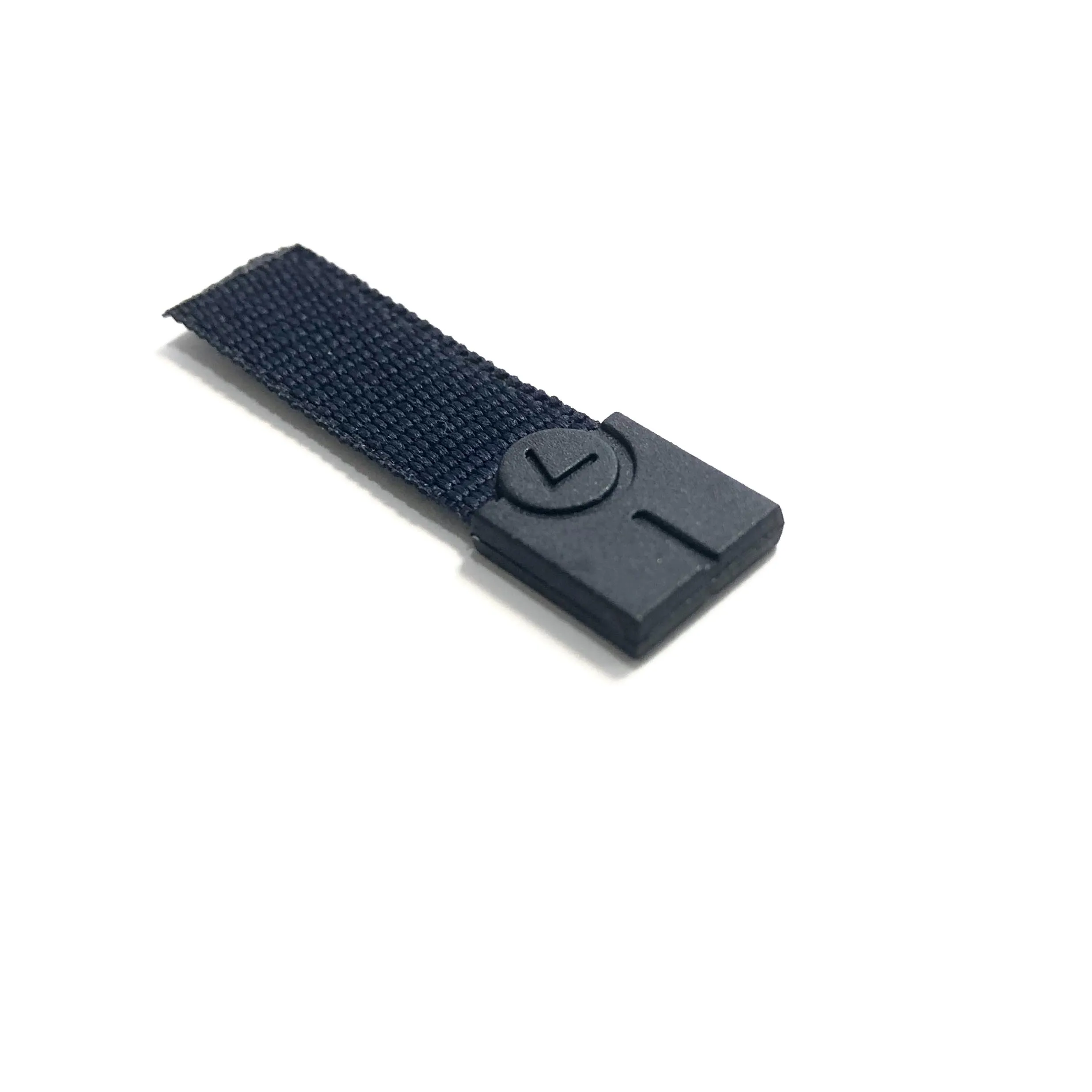 Custom Logo Black Zipper Puller For Garment with texture