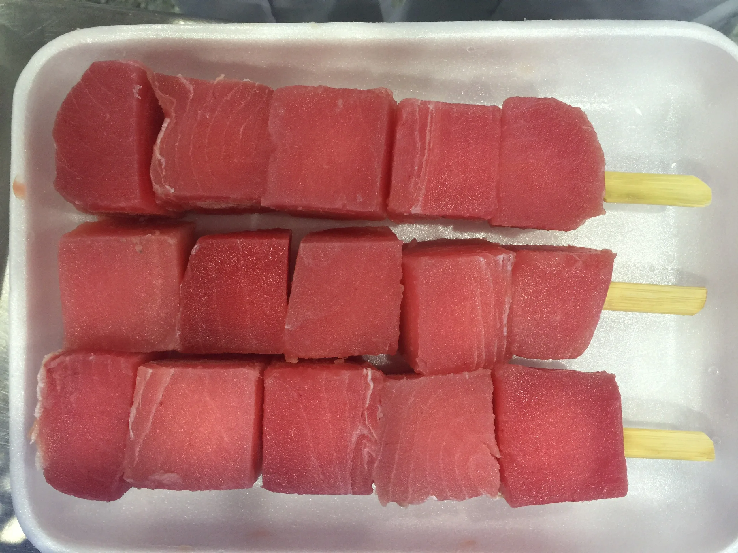 Best seller IQF yellowfin frozen Tuna cube for canned tuna