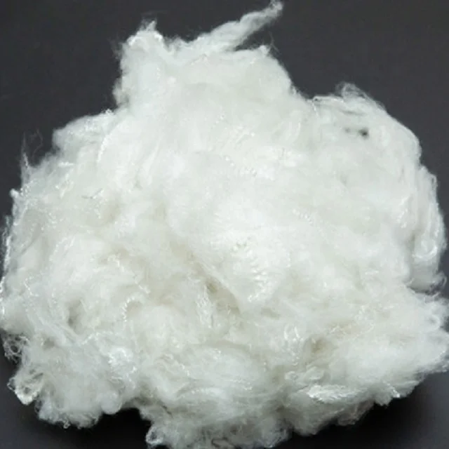 100% Polyester Staple Fiber 1.4D Solid White A grade Vikohasan Manufacturer and synthetic fiber and GRS recycled polyester fibre
