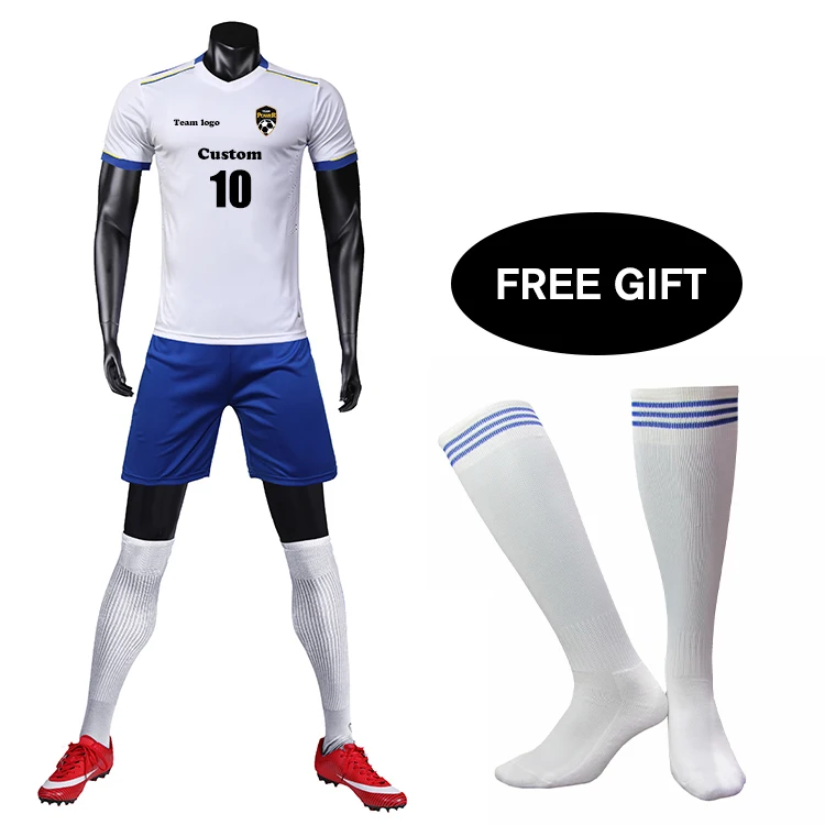 2021 Men Soccer Uniform Team Shirt And Shorts Latest Custom Design Sublimation Printing Fashionable Unisex Soccer Uniform Sets