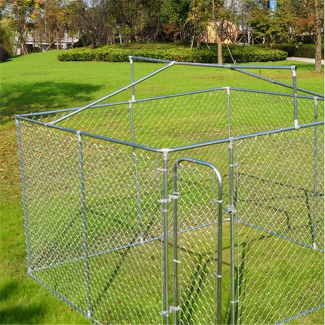 Anti-Rust Heavy Duty Dog Pen with Lockable Dog Gate and UV-Resistant