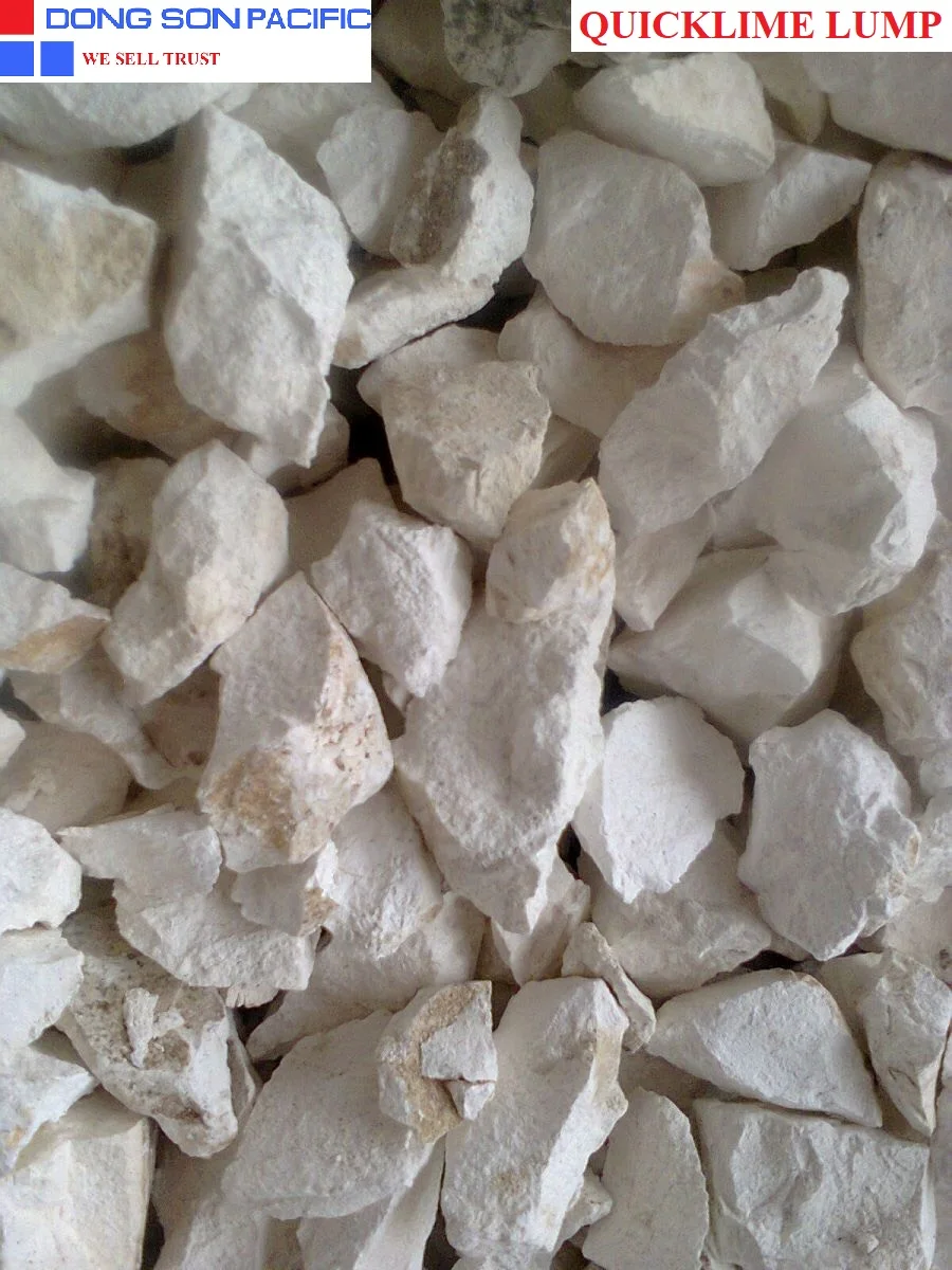  Оптовая продажа комок зыбучего лайма порошок CaO 90% из Вьетнама