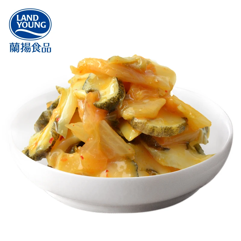 Ready to eat seafood Frozen Seasoned Top Shell with Golden Pickles