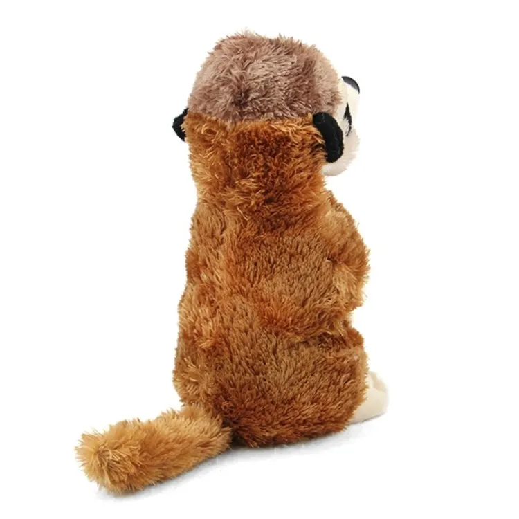 custom simulation stuffed animal skunk weasel mongoose meerkat plush toy