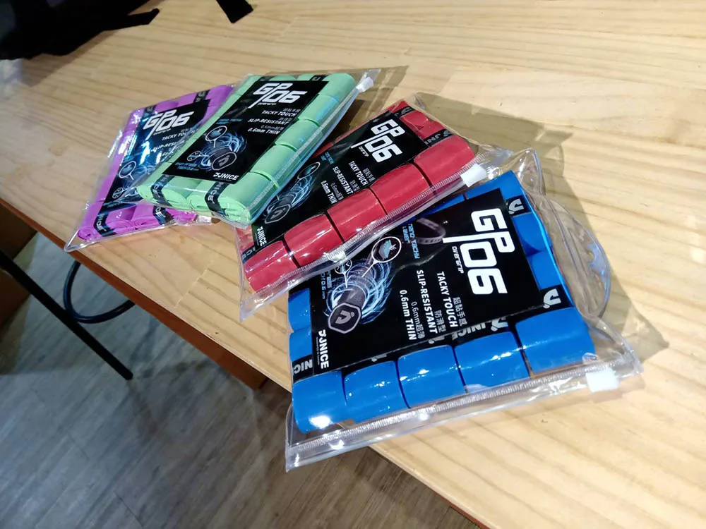 JNICE GP-06 0.6mm Tacky Feel Overgrip Racket Grip Tape