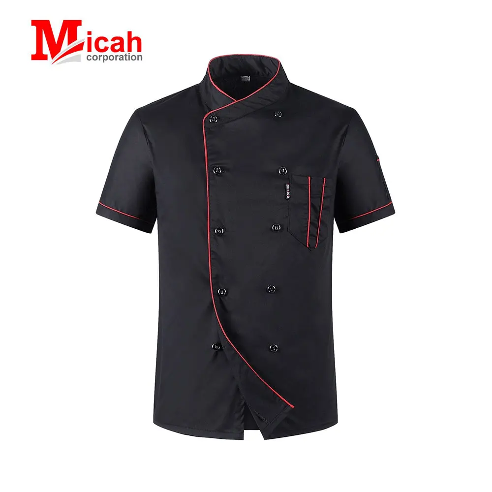 Chef Jacket Wholesale Head Chef Uniform Restaurant Hotel Kitchen Cooking Clothes Catering Foodservice Chef Shirt Apron
