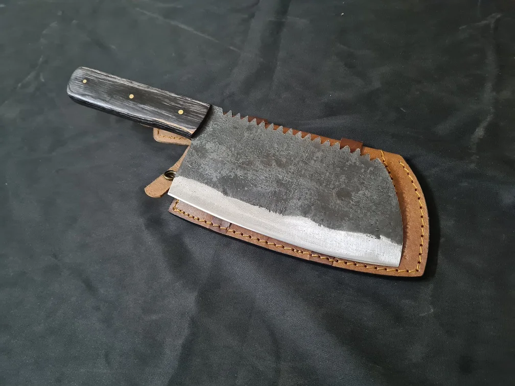 Изготовленный на заказ нож-Кливер из высокоуглеродистой стали с упаковочной коробкой