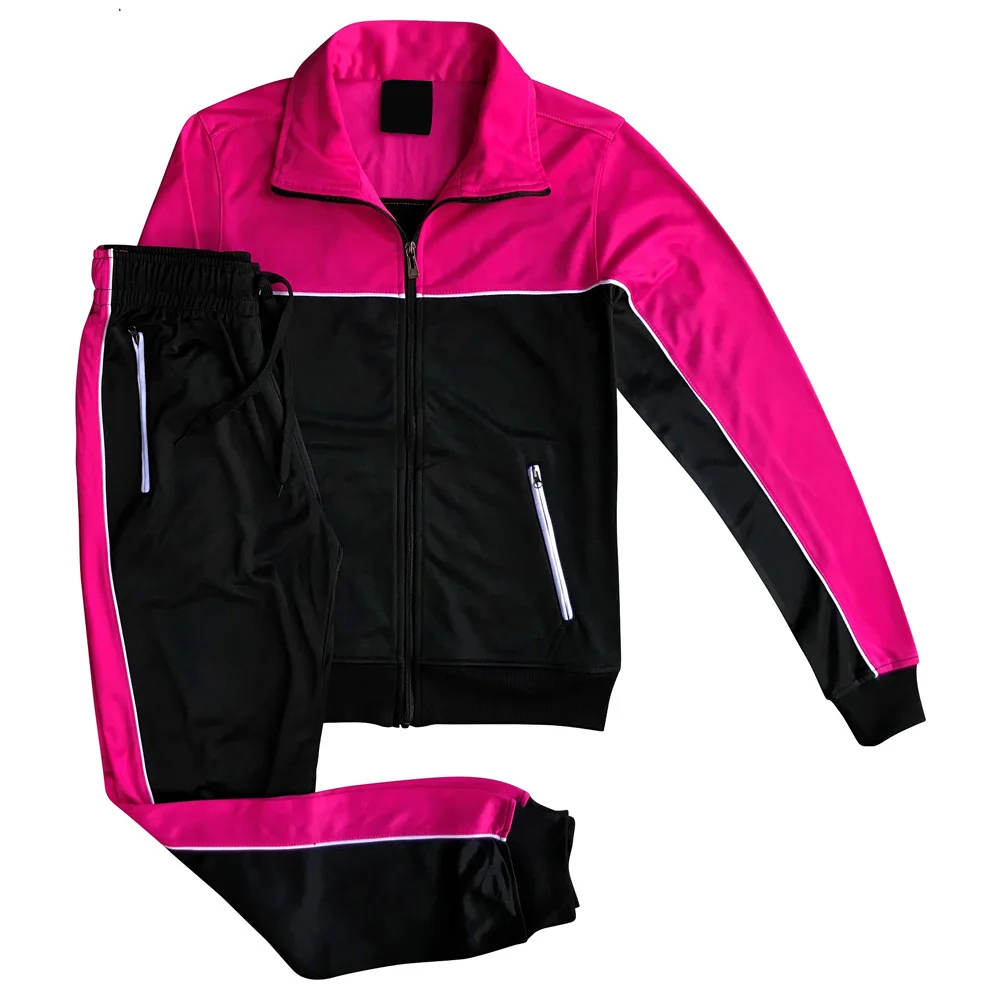 2021 Cotton Plain Slim Fit Jogging Track Suits Sweat suits Men Sports Wear / Jogging wear / Training wear