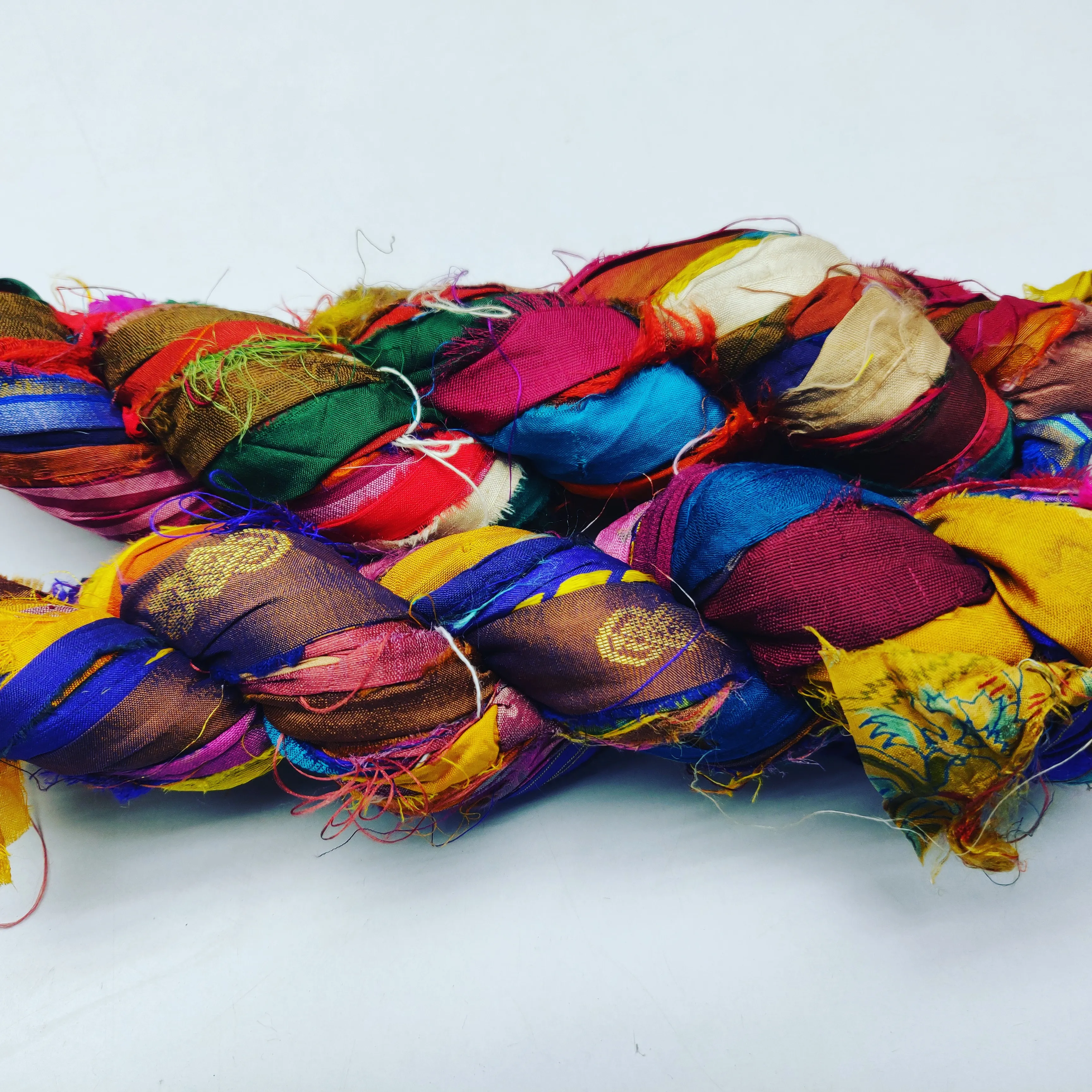 Sari silk ribbon Relief Embossed Printed Grosgrain Ribbon Factory Eco Friendly Customized Logo Gift Custom Craft