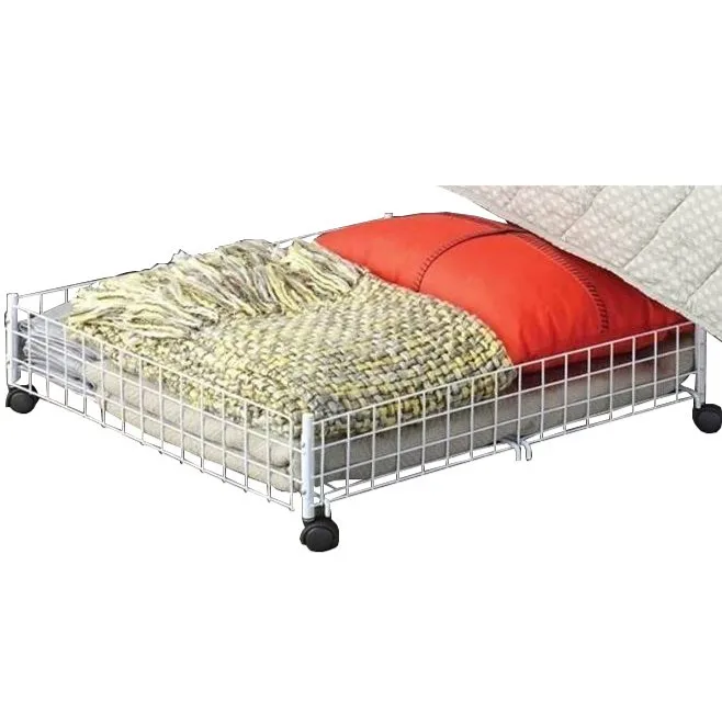 China Factory Creative Underbed Metal Wire Basket For Functional