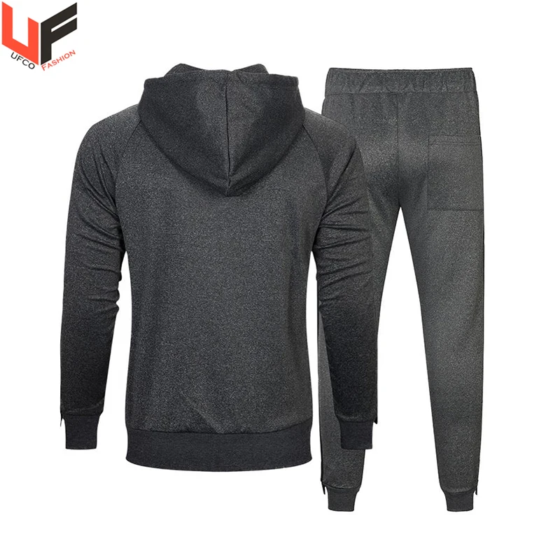 Custom Design High Quality Men Polycotton Tracksuits Plain Men Summer 2022 New Customizable Tracksuit Hoodie Trouser Set Unisex