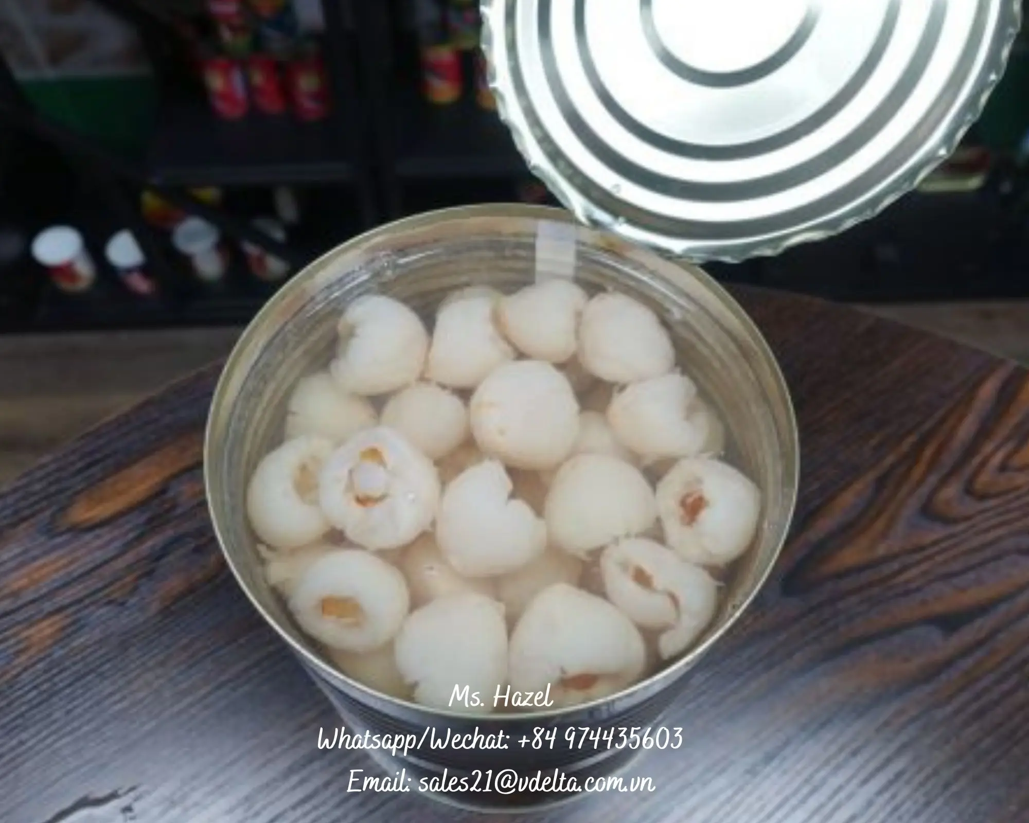 Лучший поставщик консервированных личи в легком сиропе по стандарту экспорта/Ms. Hazel (+ 84) 974435603