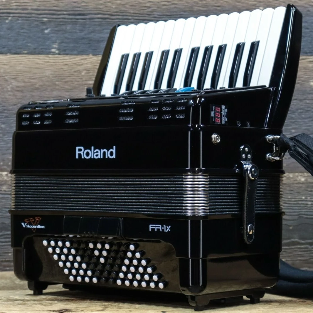 Новая печатающая головка Roland FR-1X V-типа «гармошка» 26-ключ 72-бас ЧЕРНЫЙ цифровое пианино типа «гармошка»