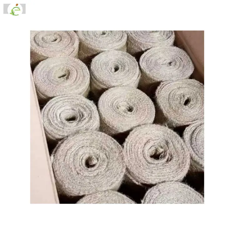 100% Eco-friendly and Biodegradable Jute Material Tree Wrap Tape Burlap Hessian Fabric Jute Mat or Jute Felt Mesh Fabric 28 * 28