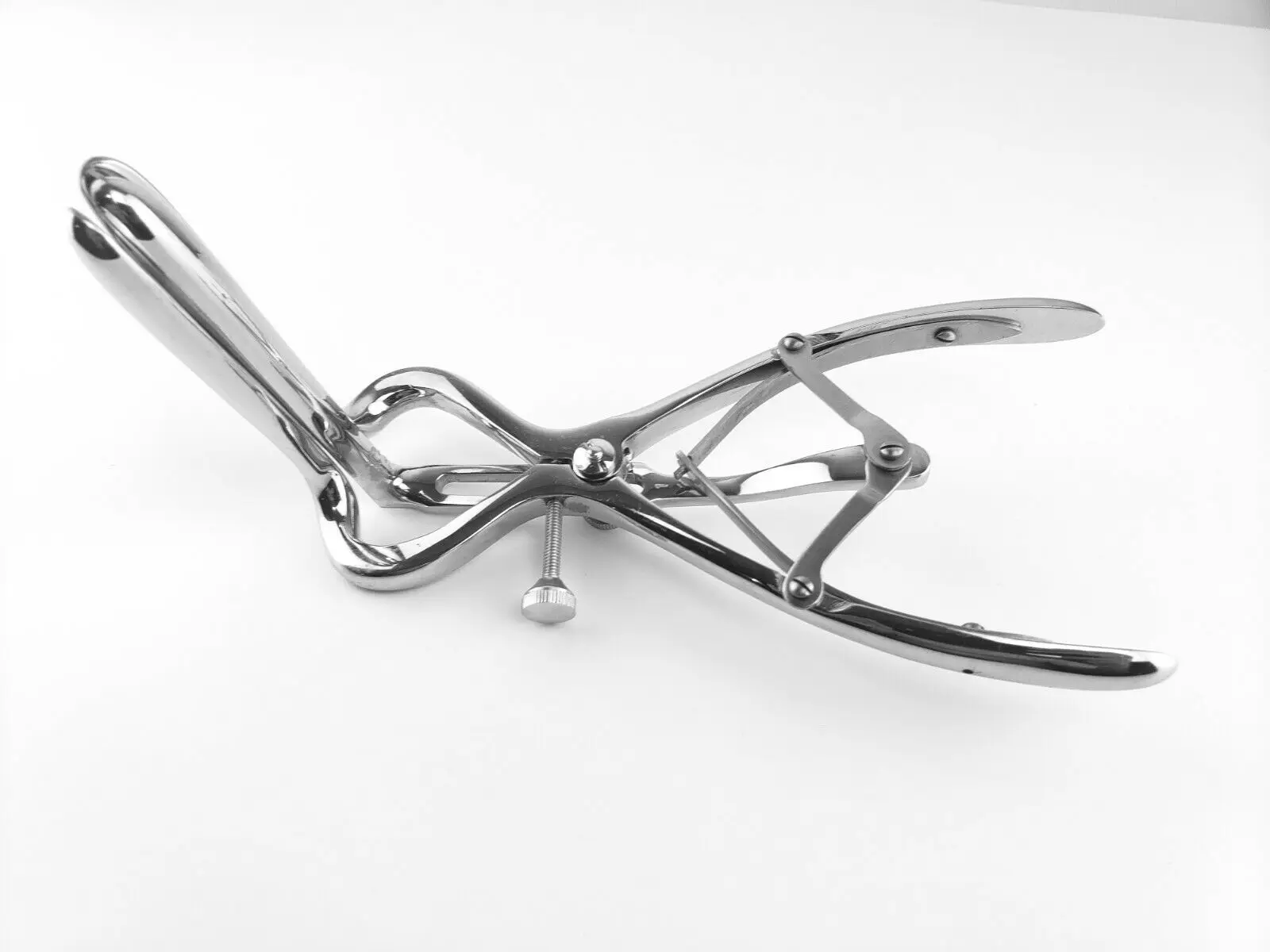 Металлический расширитель влагалища Анальный с 3 зубцами