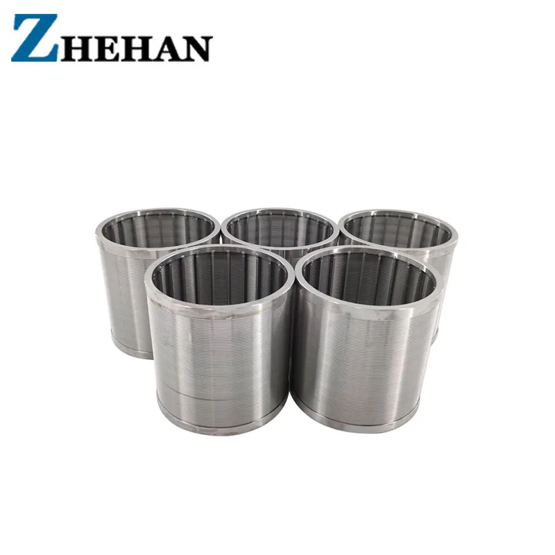 Hot sale trade assurance wedge wire screen continuous slot tube filter screen johnson well screen