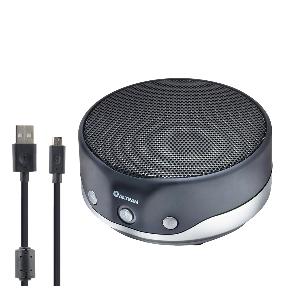 Plug and play multipoint video usb conference speakerphone speaker stand with cable for skype system