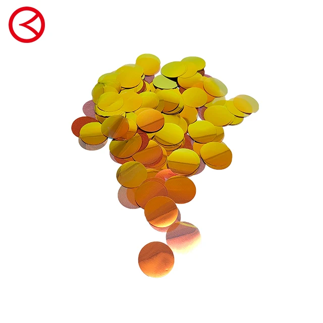 25mm circle foil custom confetti for music concert CE-2P083