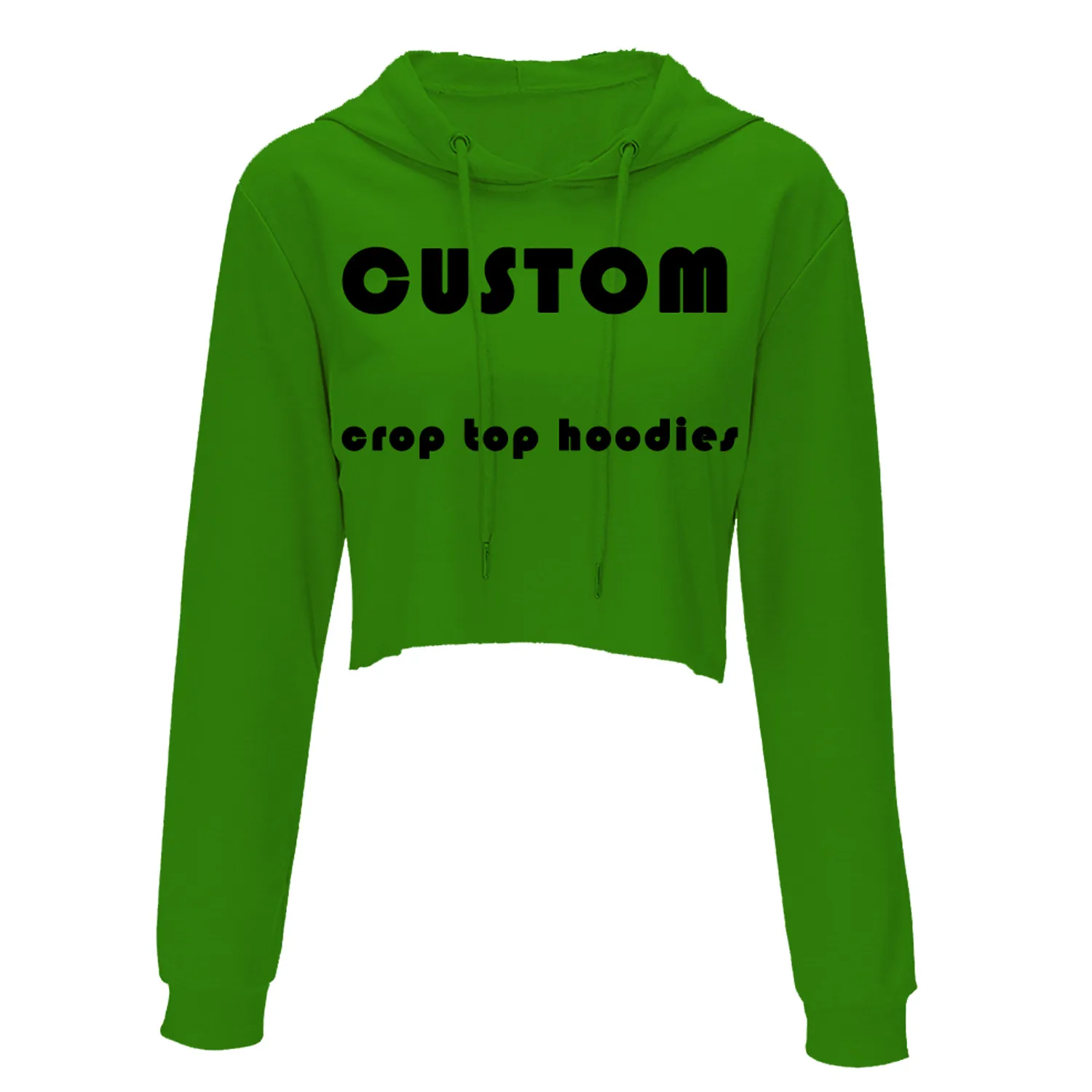  Новый дизайн модный женский укороченный топ Спортивная толстовка с принтом капюшоном