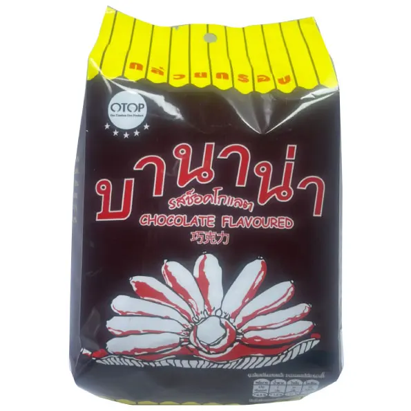 
Crispy Banana Chocolate Flavor Snack Thailand 