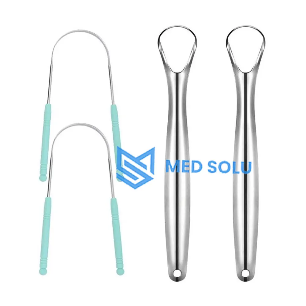 2021 New Arrival Stainless Steel Cleaner Tongue Set Online Sale Tongue Cleaner Set