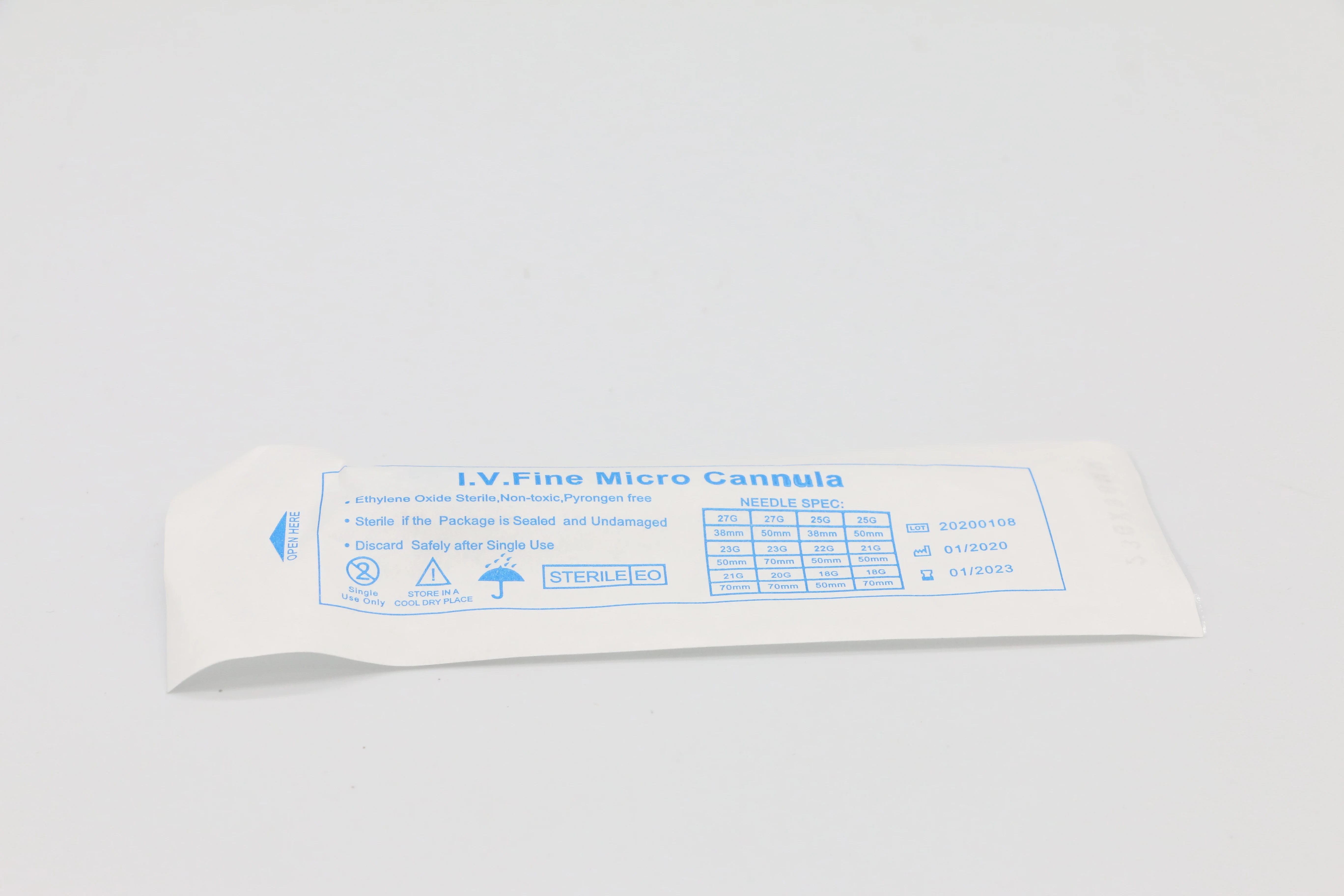 Manufacturing painless surgical medical sterile blunt cannula needle micro tip cannula needle for dermal filler hyaluronic acid