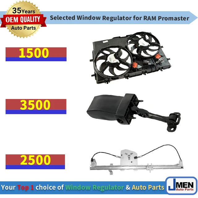 Передняя фара Jmen 68154588AK для Ram Pro Master 1500 2500 3500 14- RH запасные части кузова автомобиля