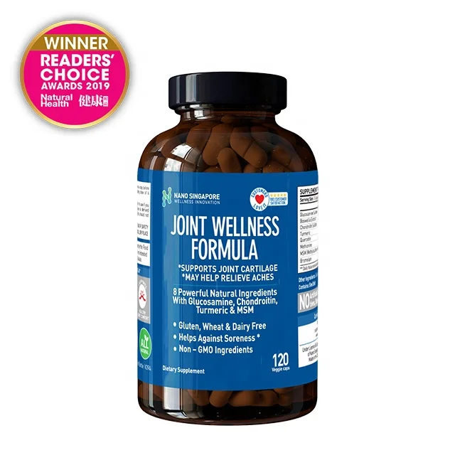 All Natural Healthcare Supplement Joint Supplement 1500mg Glucosamine Chondroitin Capsule