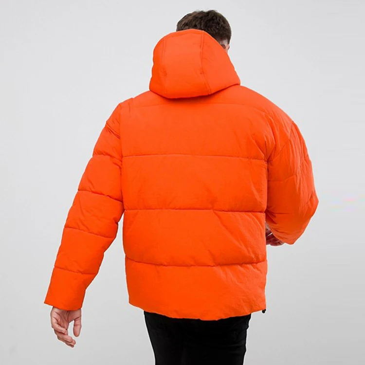 Лидер продаж зимняя мужская теплая куртка-пуховик с воротником-стойкой на заказ