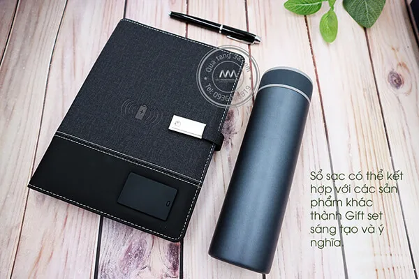 High Quality Luxury Promotional Gifts Set Power Bank Gift Set For Business Office Company