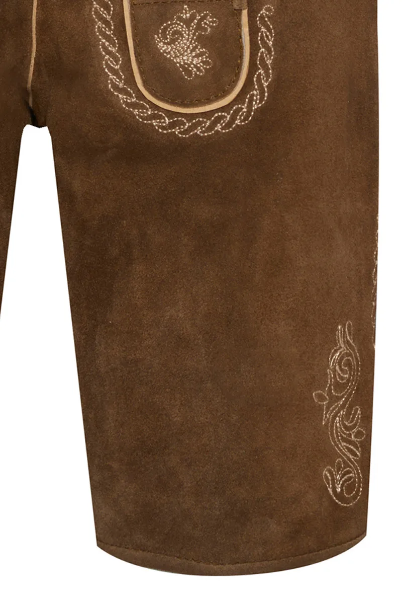 New Arrival customised Bavarian Lederhosen Men Custom Embroidery Hot Sale Lederhosen For oktoberfest Festival German wear