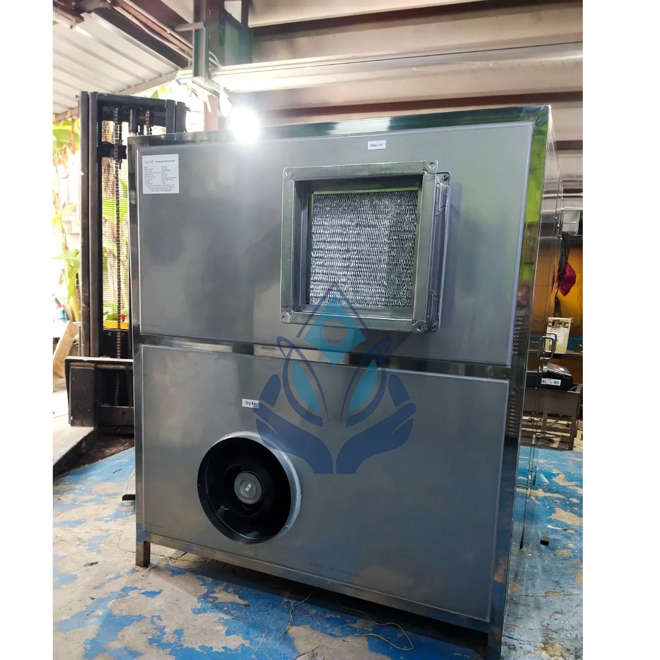 Silica Gel Rotor Electric Power Source Warranty 1 Year Dehumidifier EST- 2300 Export From Thailand