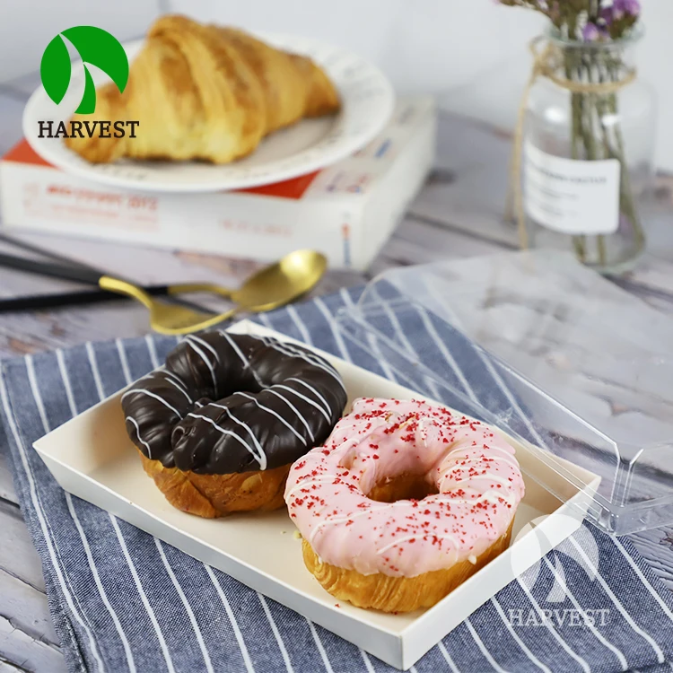 
Eco Packaging Fast-Food Package Box Brown Black White Kraft Paper 