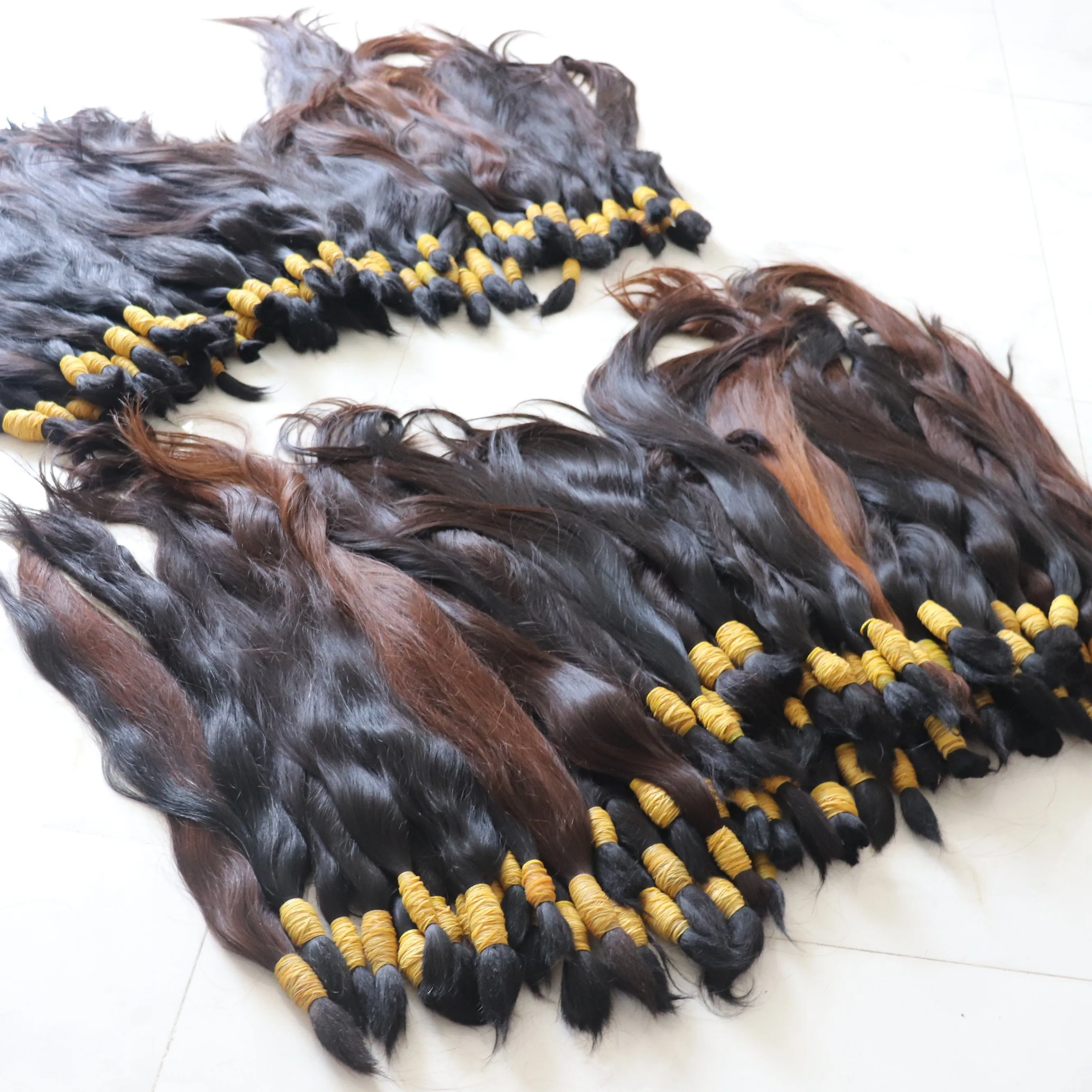 Супер двойные прямые вьетнамские волосы окрашенные длиной 8 - 32 дюйма необработанные натуральные