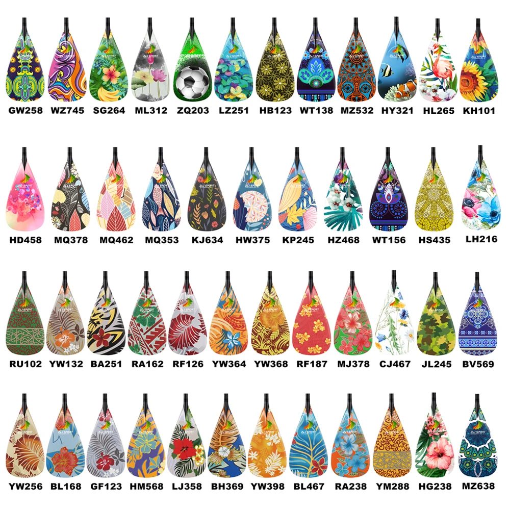 Весло для доски серфинга с одним изогнутым валом/весло каноэ из углеродного волокна