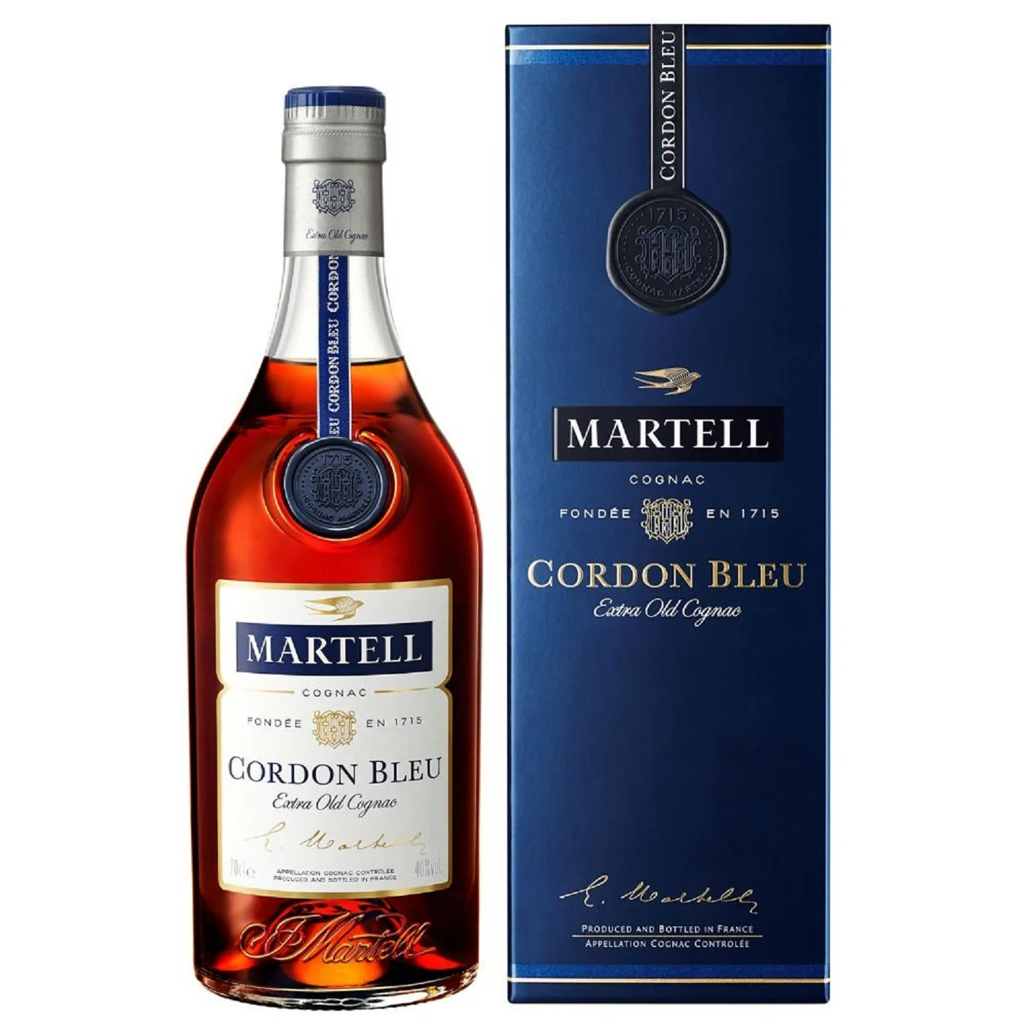 Original MARTELL CORDON BLEU COGNAC 70cl